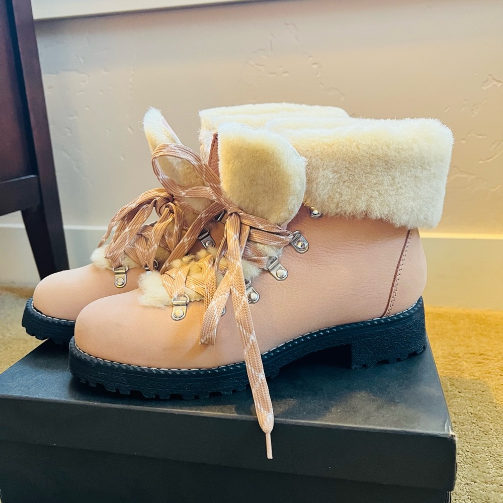 J Crew Nordic Boot - Bronzed Clay with box
